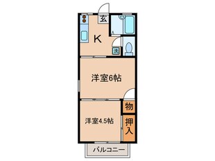 ウイング大森の物件間取画像